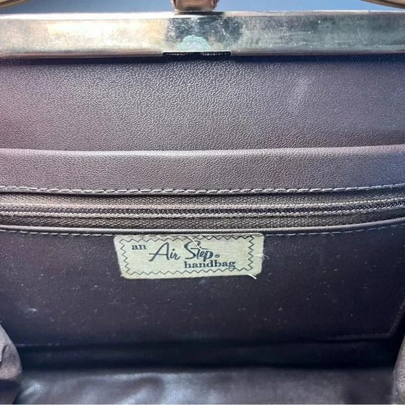 Vintage 60s Mod Bow Handbag by Air Step - Picture 7 of 14